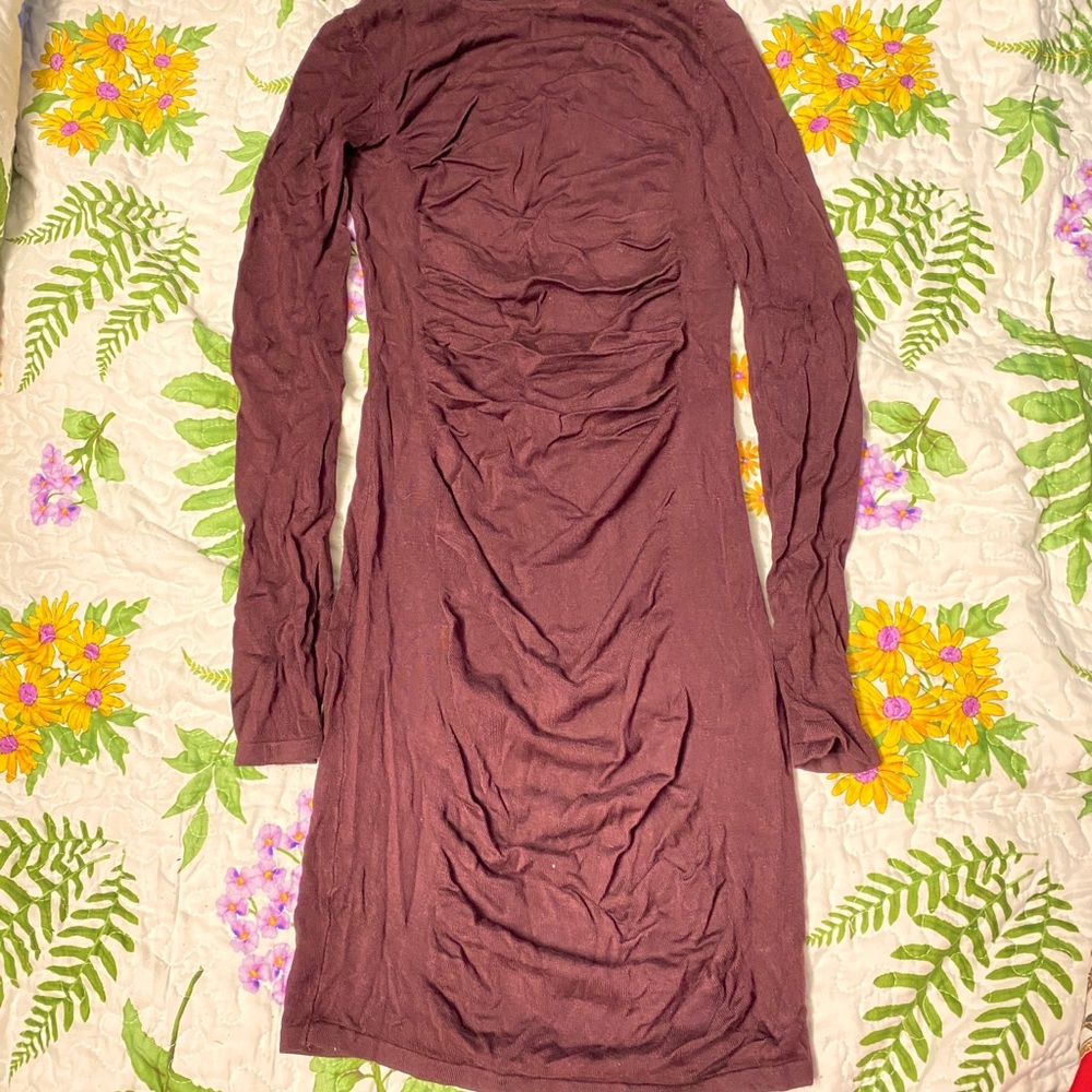 Maroon elegant dress